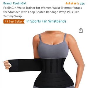 Wrap waist trainer